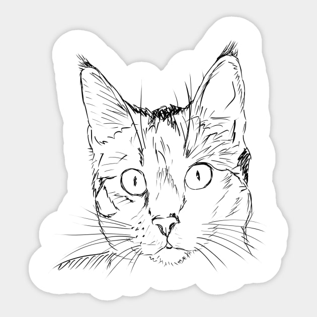 cat Sticker by merysam